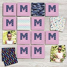 Personalized Photo Memory Game - Pop Pattern - 37607