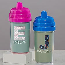 Pop Pattern Personalized 10 oz. Sippy Cup  - 37609
