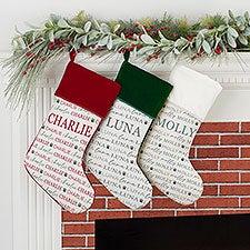 Personalized Pet Christmas Stockings - Pawfect Pet - 37675