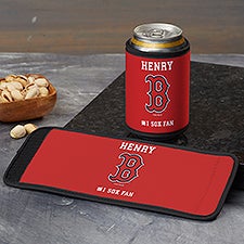 Boston Red Sox Personalized Baseball Can & Bottle Wrap - MLB - 37684