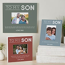 Personalized Picture Frame - To My Son - 37686