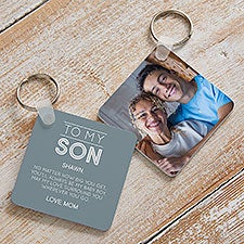 Personalized Photo Keychain  - To My Son - 37693