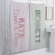 Ombre Name Personalized Bath Towel  - 37720