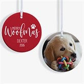 Merry Woofmas Personalized Ornament - 37731