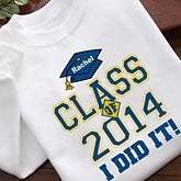 Personalized Graduation Gifts - Cheers To The Graduate Shirts - 3775