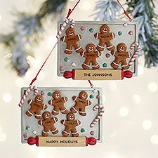 Gingerbread Cookie Tray© Personalized Ornament  - 37750