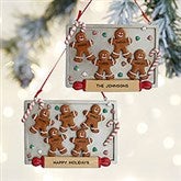 Gingerbread Cookie Tray© Personalized Ornament  - 37750