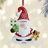 Santa Gnome Personalized Ornament  - 37760