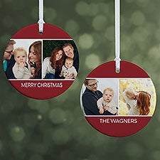 Family Photo Personalized Ornament  - 37762