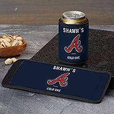 Atlanta Braves Personalized Baseball Can  Bottle Wrap - MLB - 37786