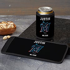 Miami Marlins Personalized Baseball Can & Bottle Wrap - MLB - 37796