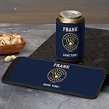 Milwaukee Brewers Personalized Baseball Can & Bottle Wrap - MLB - 37797