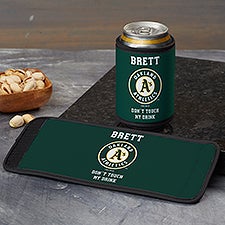 Oakland Athletics Personalized Baseball Can & Bottle Wrap - MLB - 37800