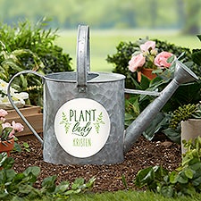 Plant Lady Personalized Galvanized Watering Can  - 37812