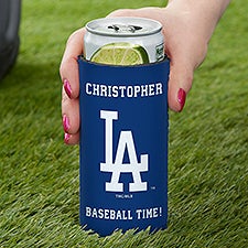 Los Angeles Dodgers Personalized Slim Can Holder MLB Baseball - 37855