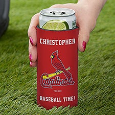 St. Louis Cardinals Personalized Slim Can Holder MLB Baseball - 37866