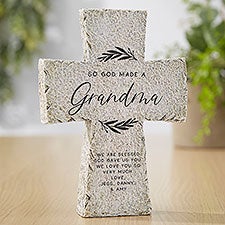 So God Made… Resin Tabletop Cross  - 37920