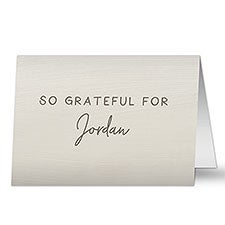 Personalized Greeting Card - Grateful For You - 37924