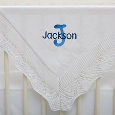Playful Name Embroidered Baby Blanket  - 37951
