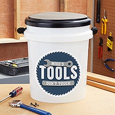 Personalized Tool Bucket Seat - Gifts for Dad - 37959