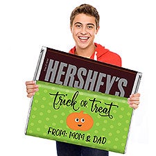 Happy Halloween Personalized 5 lb. Hershey Bar  - 37997D