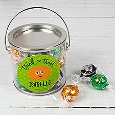 Happy Halloween Personalized Paint Can with Lindt Truffles  - 37999D