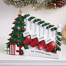 Family Stockings Personalized Resin Shelf Décor  - 38003