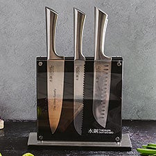 Damashiro Engraved 7-Piece Knife Block Set - 38020D