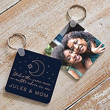 Personalized Photo Keychain - Under The Same Moon - 38030