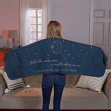 Under The Same Moon Personalized Cuddle Wrap  - 38037