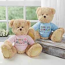Many Thanks Personalized Teddy Bear  - 38057