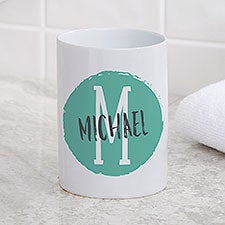 Personalized Ceramic Bathroom Cup - Yours Truly - 38078