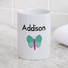 Personalized Ceramic Bathroom Cup - Just For Her Personalized - 38084