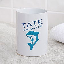 Personalized Ceramic Bathroom Cup - Sea Creatures - 38089