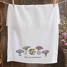 Personalized Tea Towel - Cottagecore Mushrooms - 38171