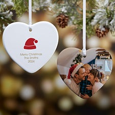 Choose Your Icon Personalized Heart Ornament  - 38236