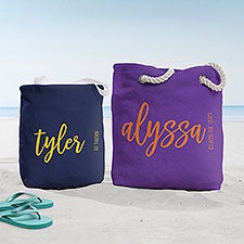Graduation Scripty Style Personalized Beach Bag  - 38249