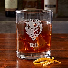 NFL Baltimore Ravens Engraved Old Fashioned Whiskey Glasses - 38310