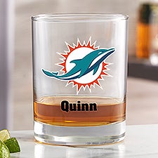 NFL Miami Dolphins Printed Whiskey Glasses - 38358