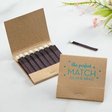 Personalized 30 Strike Matchbook - Wedding Perfect Match - 38381D