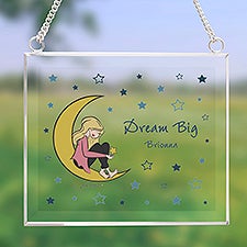 Dream Big philoSophies® Personalized Glass Suncatcher  - 38413