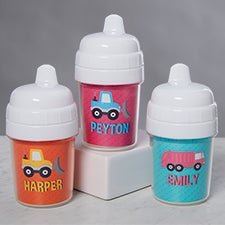 Construction & Monster Trucks Personalized Baby 5oz. Sippy Cup  - 38426