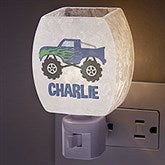 Construction  Monster Trucks Personalized Frosted Night Light  - 38441