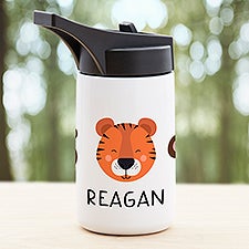 Animal Pals Personalized Double-Wall Vacuum Insulated Water Bottle  - 38470