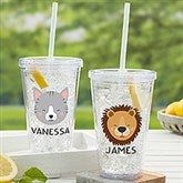 Animal Pals Personalized 17 oz. Acrylic Insulated Tumbler - 38472