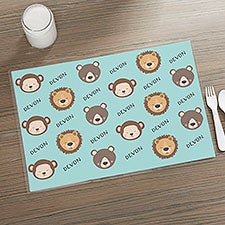 Animal Pals Personalized Laminated Placemat  - 38479