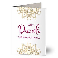 Diwali Personalized Greeting Card  - 38497