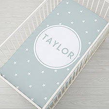 Simple and Sweet Personalized Crib Sheet  - 38508