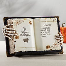 Personalized Halloween 3-D Resin Spellbook - Spooktacular Spell - 38541