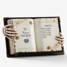 Personalized Halloween 3-D Resin Spellbook - Spooktacular Spell - 38541